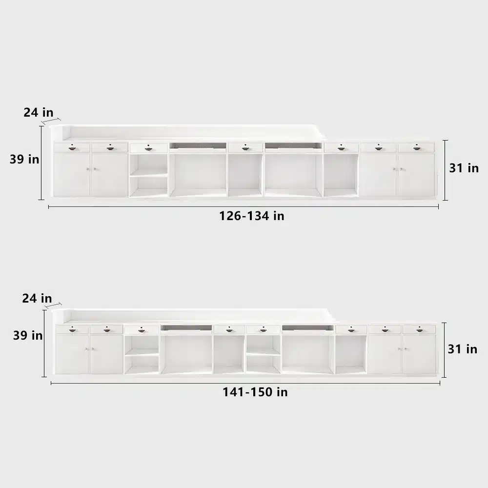 Curved Cashier Front Desk Counter - Maoters