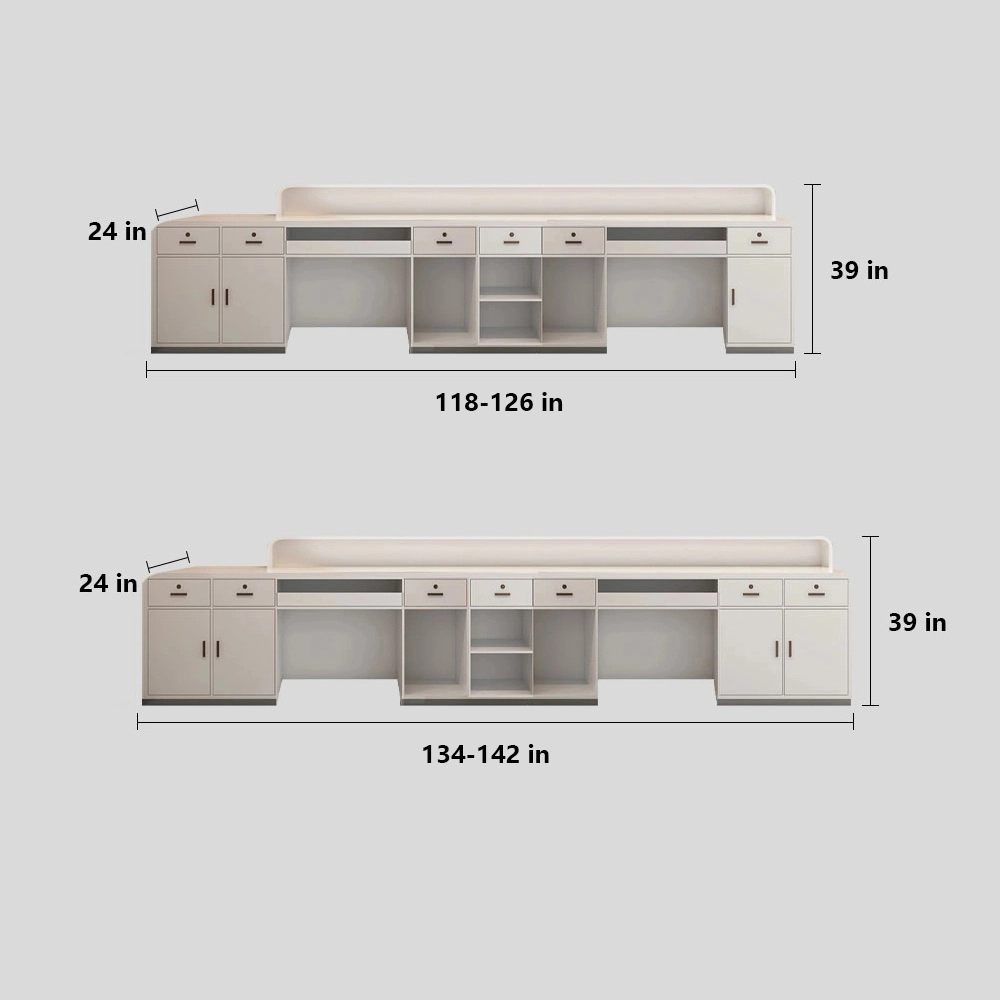 Elegant Front Desk Reception Counter