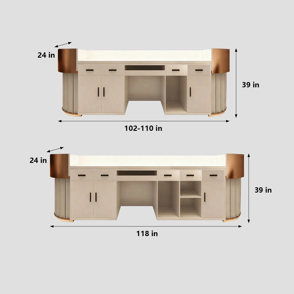 Modern Reception Desk For Beauty Salons