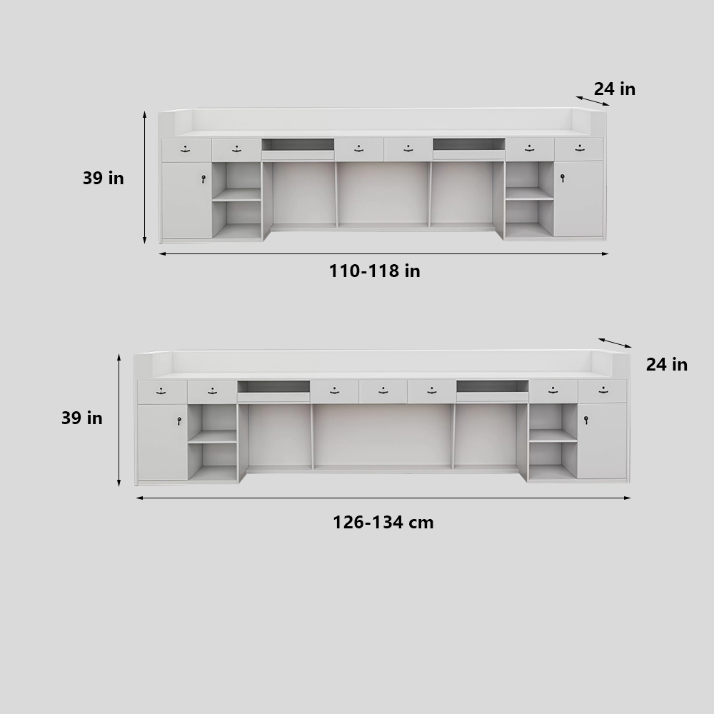 Multipurpose Reception Desk, Cashiers' Counter