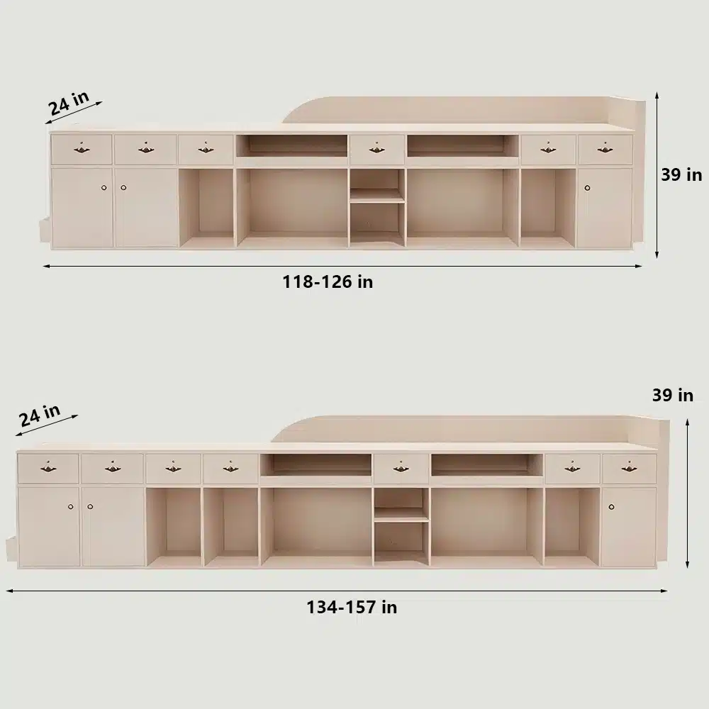 Rectangular Laminate Reception Desk