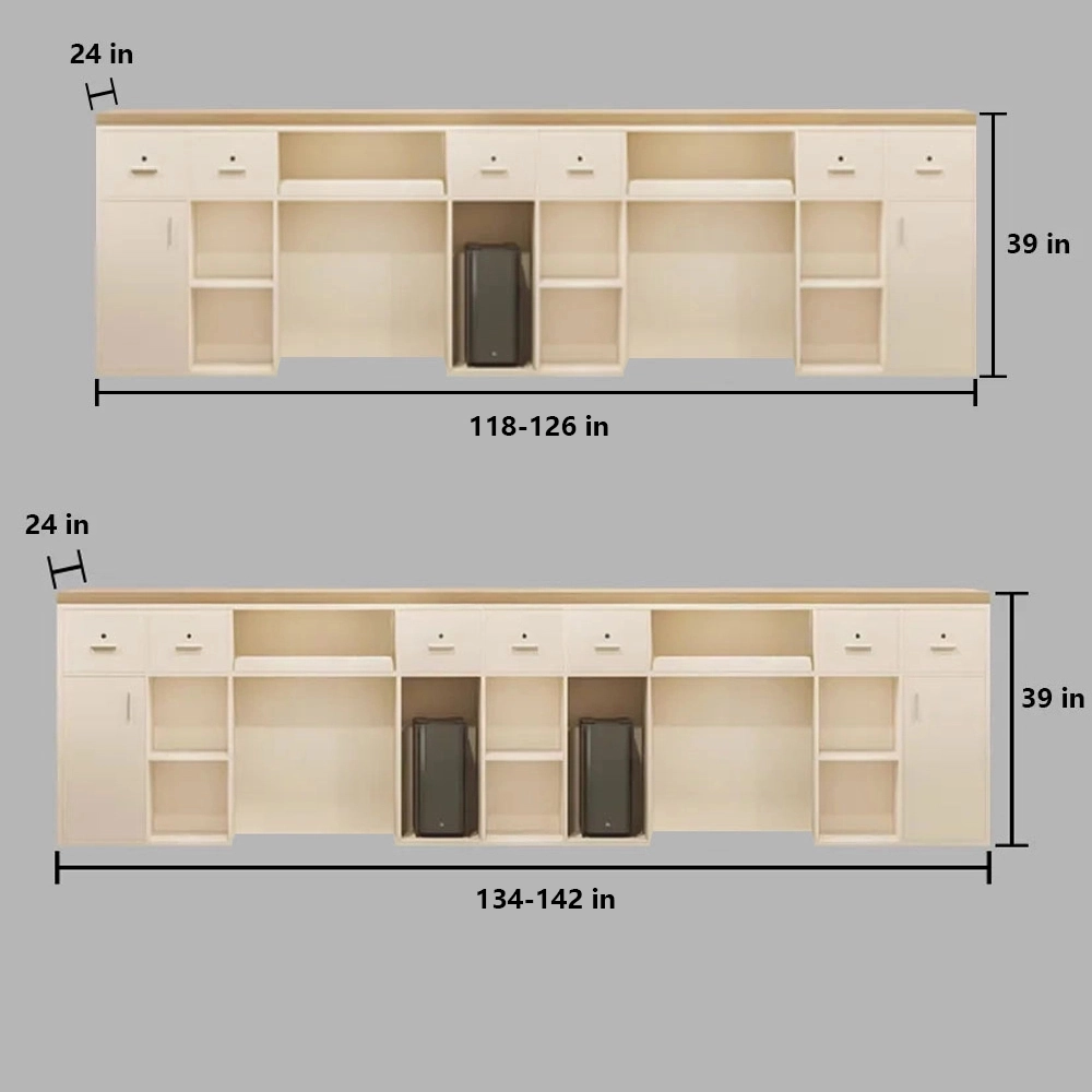 Modern Light Reception Desk