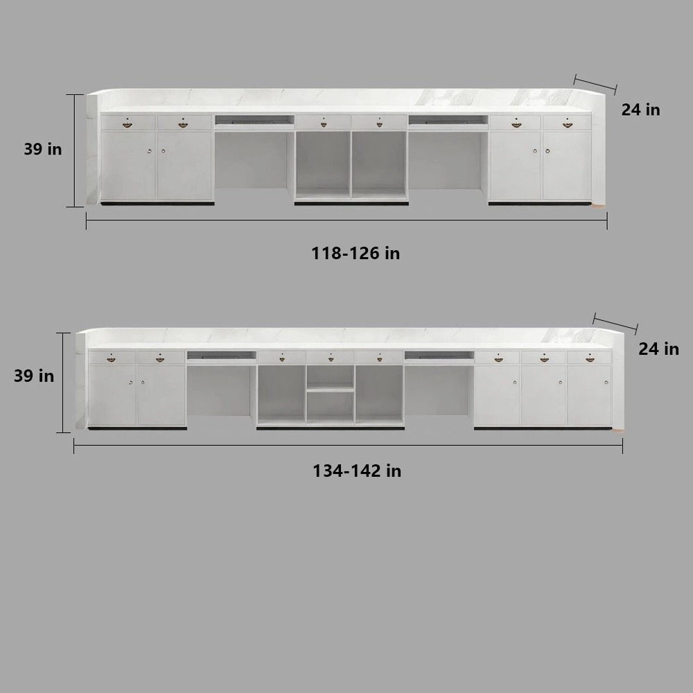 Multifunctional Storage Reception Desk