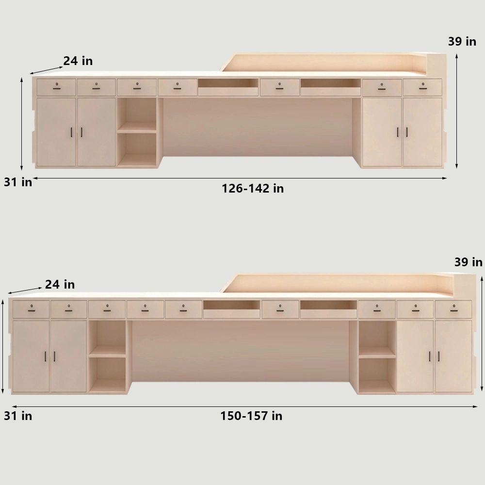 Simple Modern Creative Reception Desk Simple Modern Creative Reception Desk