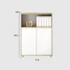 Secure Wooden Office Storage Cabinet with Lock