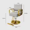Hair Salon Stainless Steel Haircutting Chair - Maoters