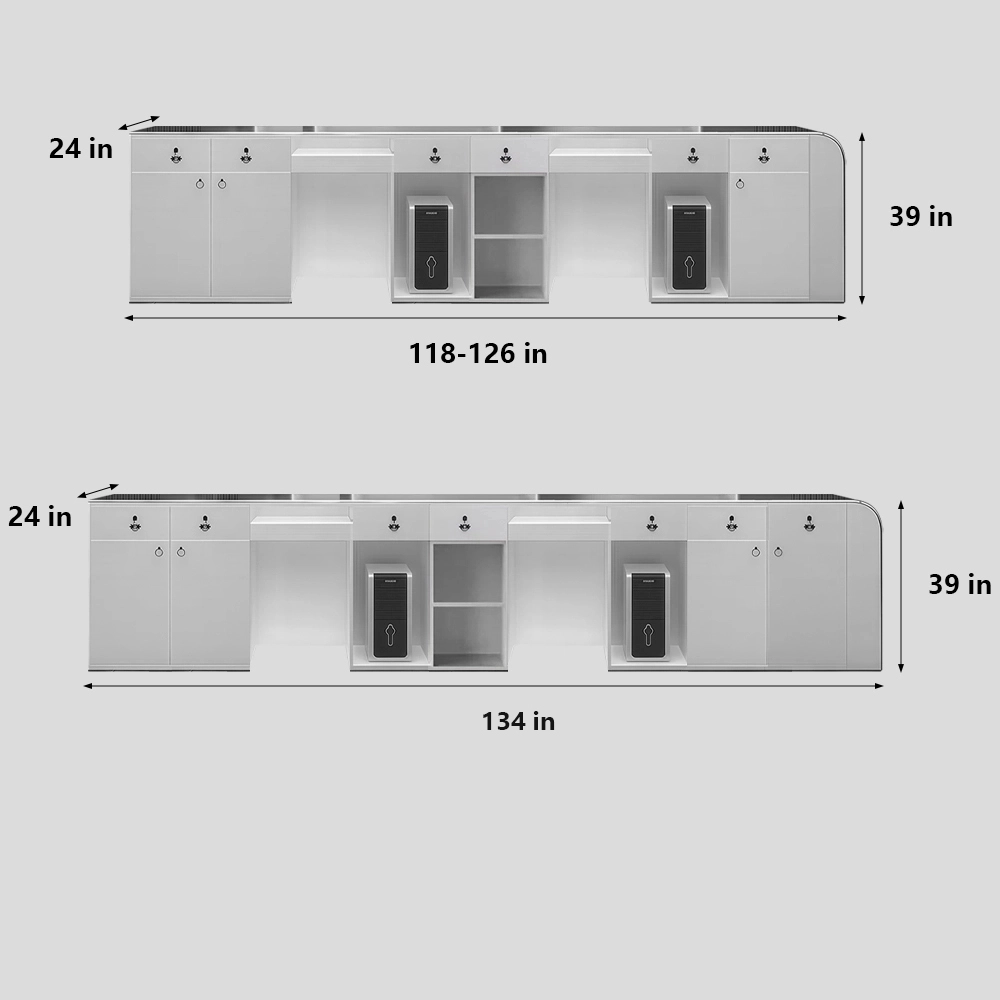 Modern Design Reception Desk - Maoters