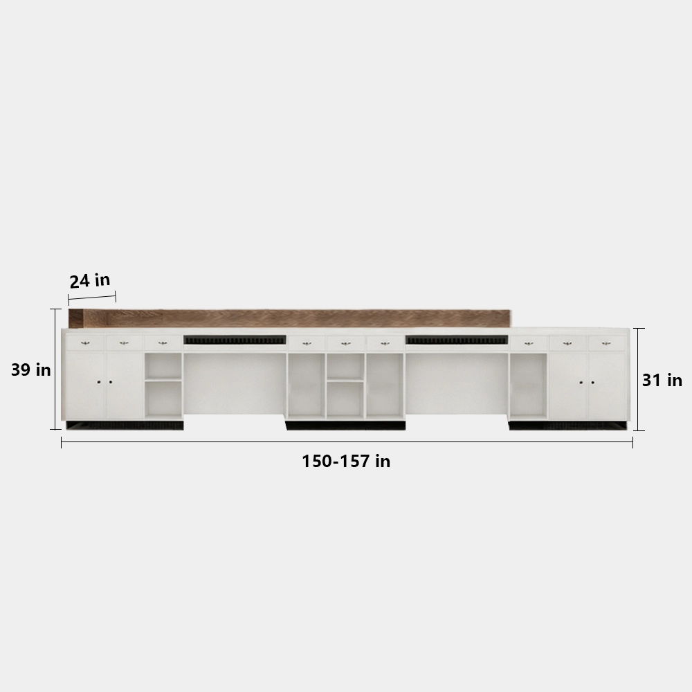 Simple And Modern Hotel Reception Desk