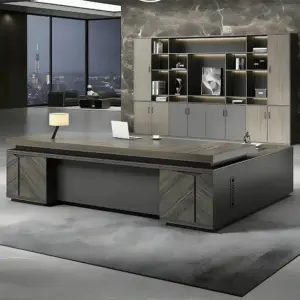 Elegant Vintage Executive Desk - Maoters