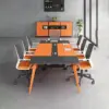 Orange Small Rectangular Table - Maoters