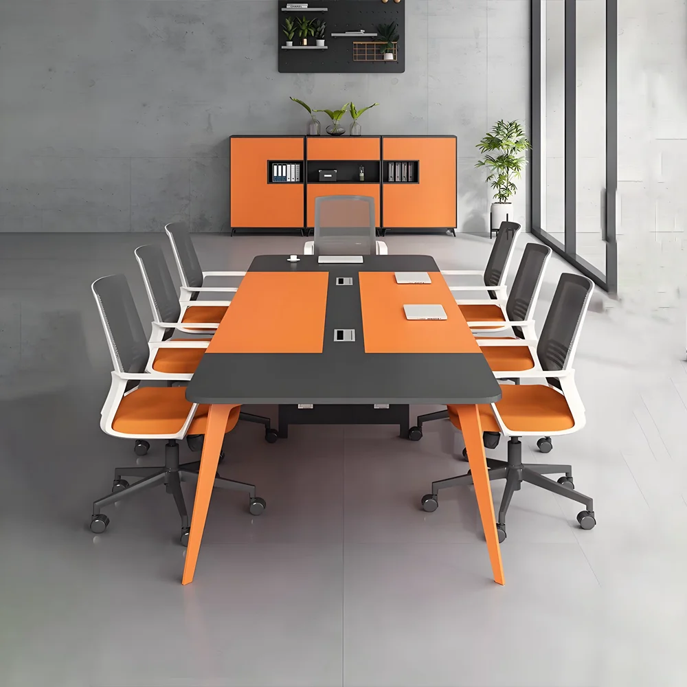 Orange Small Rectangular Table - Maoters