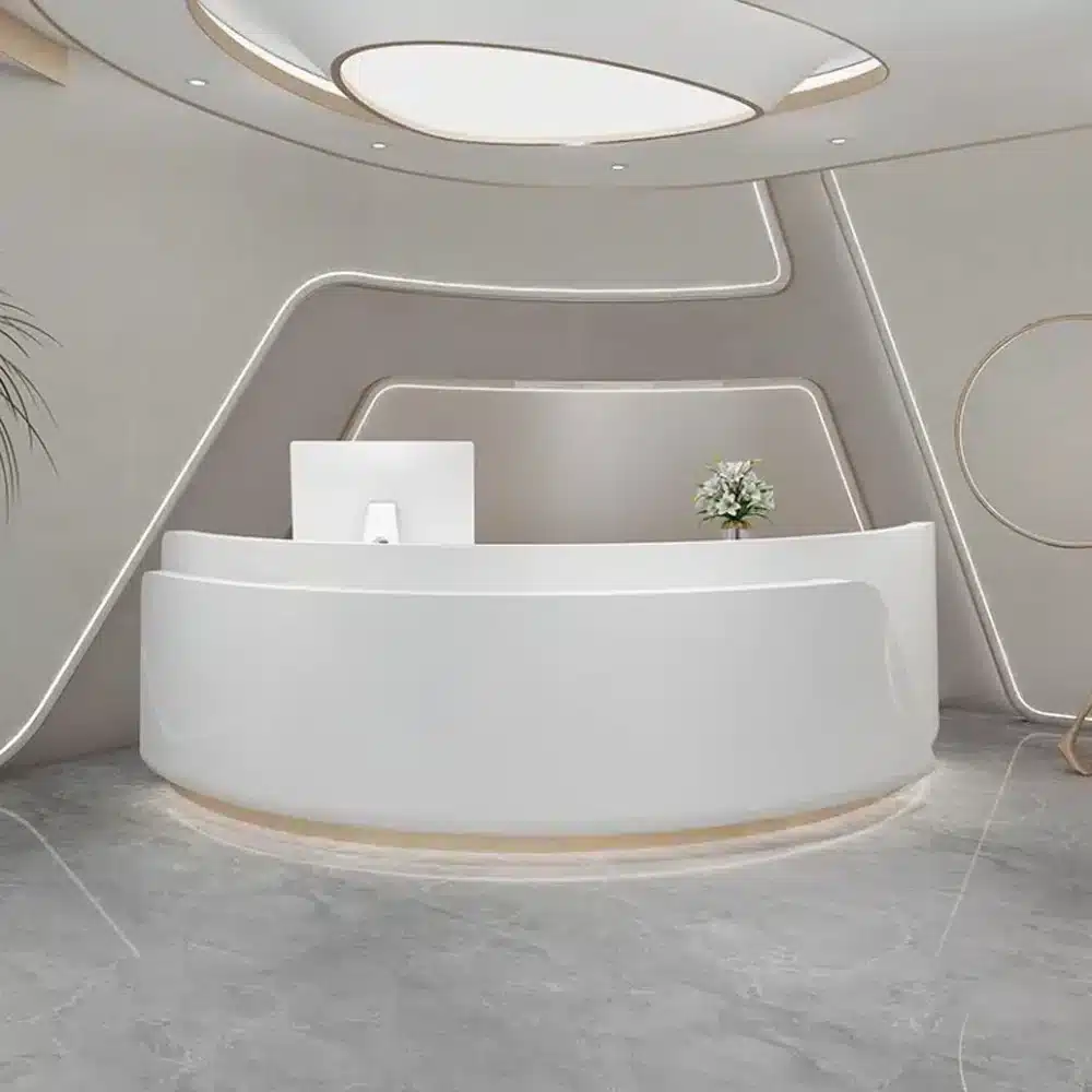 Curved Beauty Salon Bar Counter Curved Beauty Salon Bar Counter