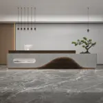 Simple And Modern Hotel Reception Desk