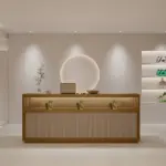 Simple Rattan Cashier Counter - Maoters