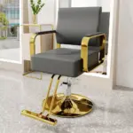Hair Salon Stainless Steel Haircutting Chair - Maoters