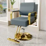 Hair Salon Stainless Steel Haircutting Chair - Maoters