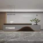 Simple And Modern Hotel Reception Desk