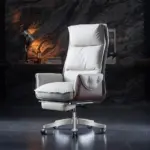 Reclinable Authentic Leather Office Chair - Executive