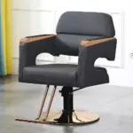 Stainless Steel Reclining Liftable Barber Chair - Maoters