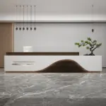 Simple And Modern Hotel Reception Desk