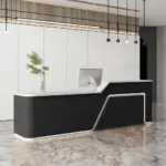 Curved Cashier Front Desk Counter - Maoters