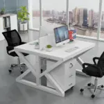 Modern Finance Desk and Chair Set