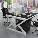 Modern Finance Desk and Chair Set
