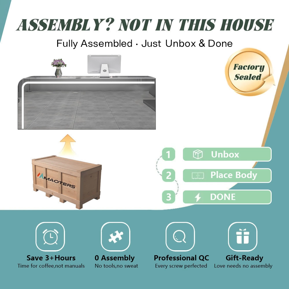 Modern Design Reception Desk - Maoters