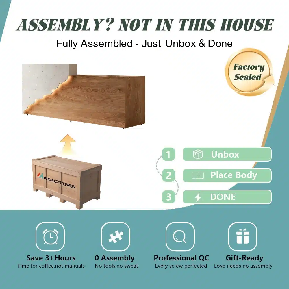 Solid Wood Corporate Office Reception Desk