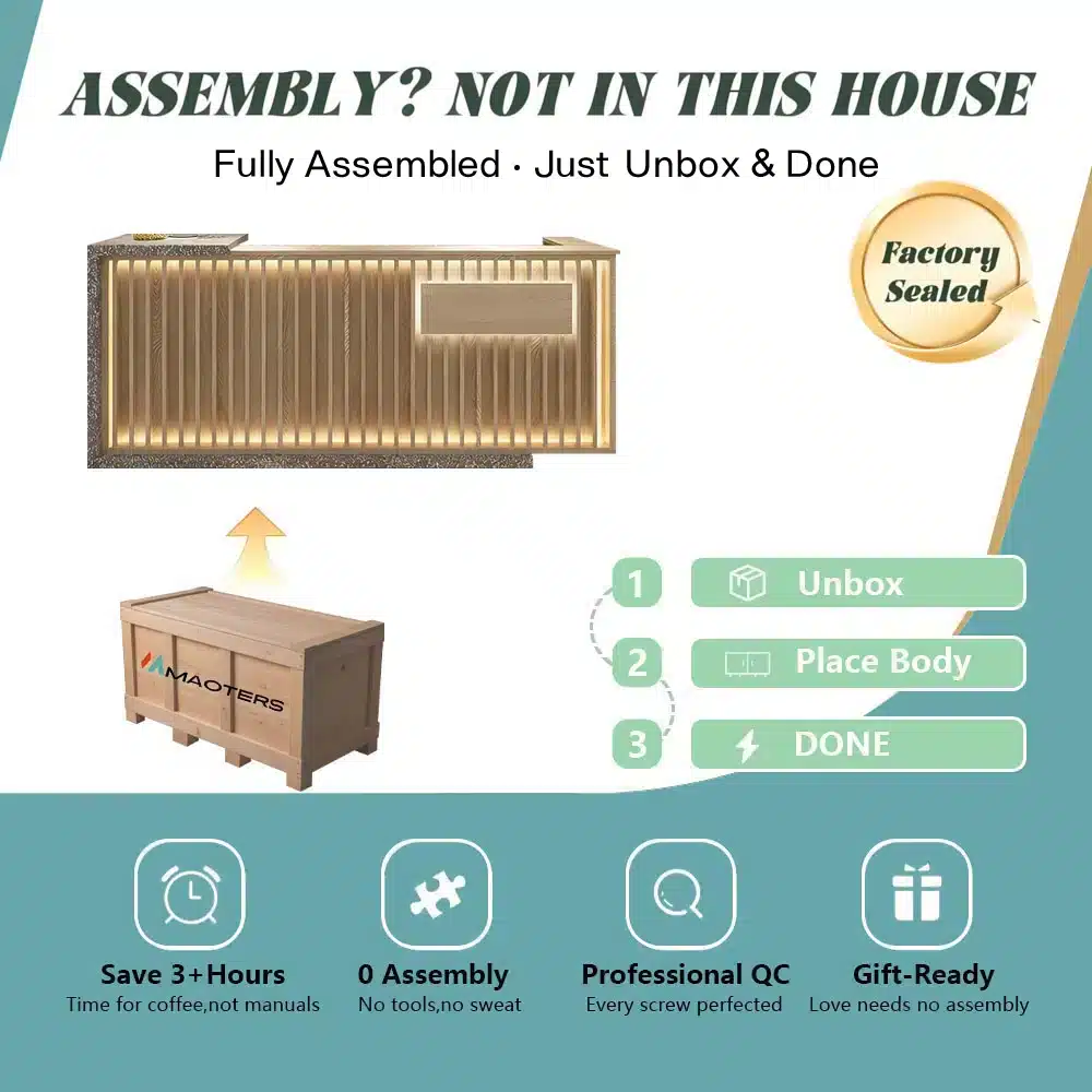 Simple Modern Company Front Desk - Maoters