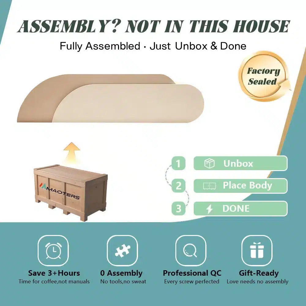 Stylish Curved Cashier Counter for Beauty Salons