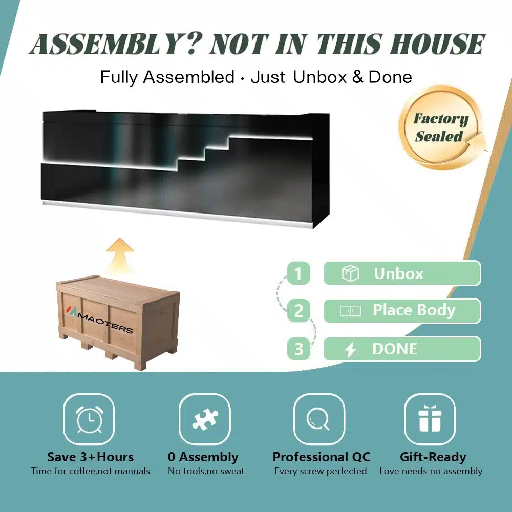 Modern Stainless Steel Cashier Desk - Maoters