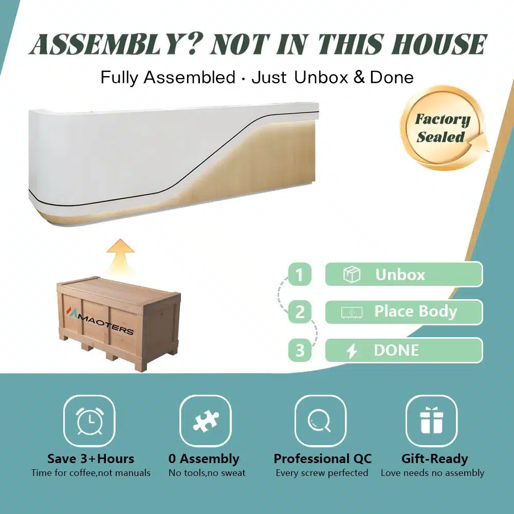 Multipurpose Reception Desk, Cashiers' Counter Multipurpose Reception Desk, Cashiers' Counter