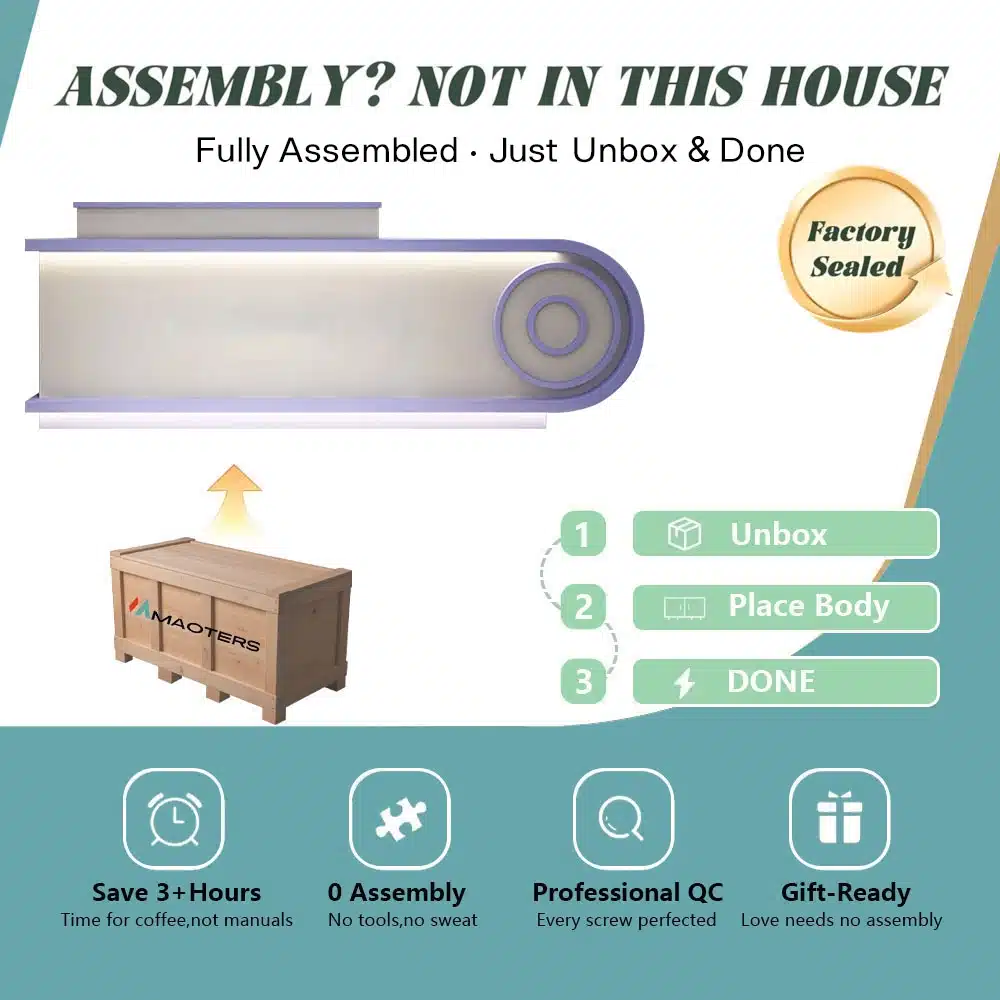 Modern Minimalist Curved Counter - Maoters Modern Minimalist Curved Counter - Maoters