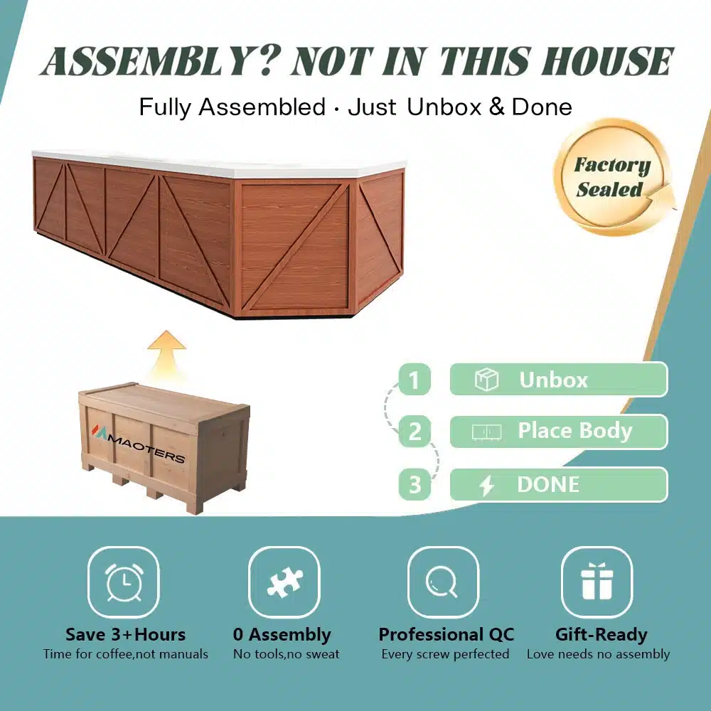 Vintage-style Bar Reception Desk