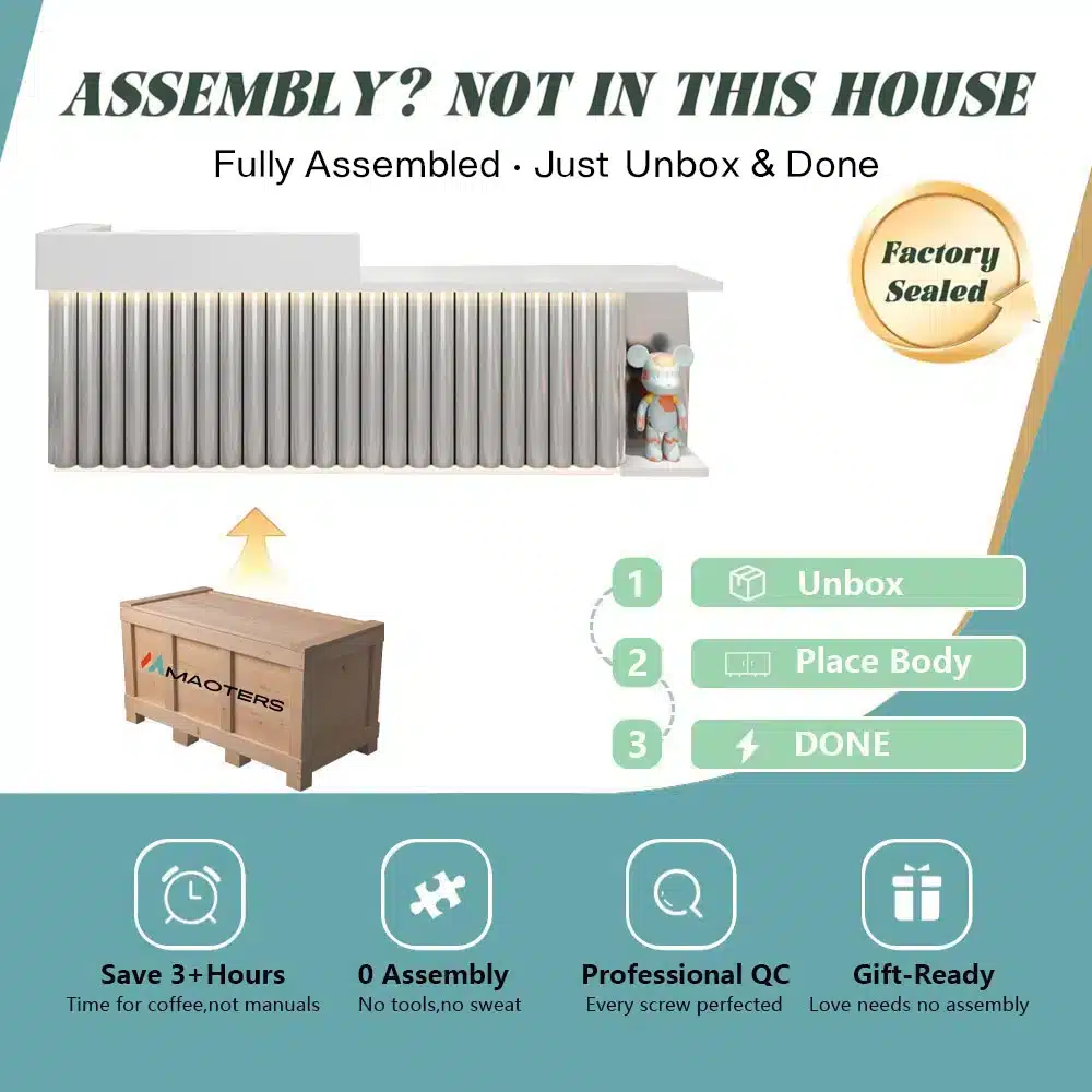 Stainless Steel Bar Checkout Counter - Maoters