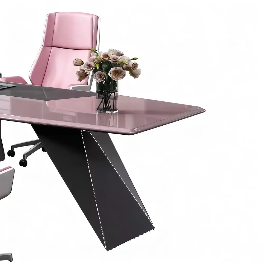 Stylish White Manager Desk - Modern Stylish White Manager Desk - Modern