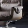Reclinable Authentic Leather Office Chair - Executive