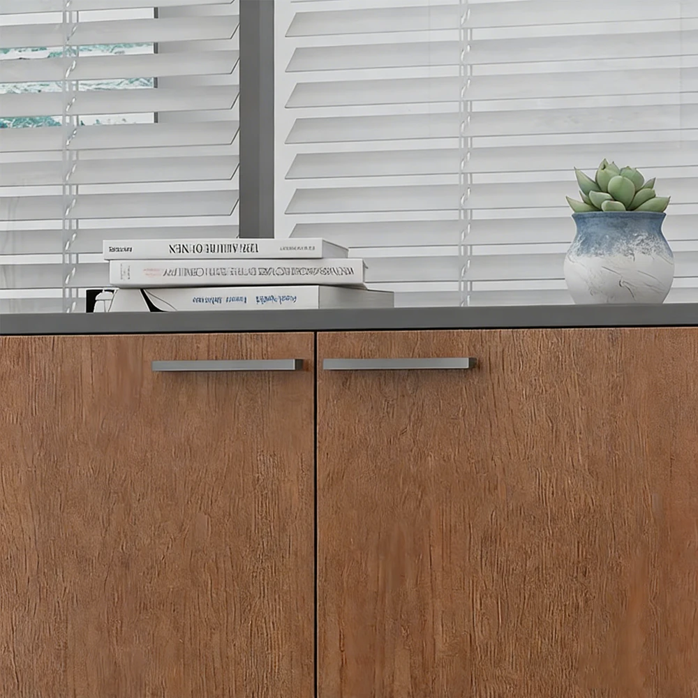 Wooden Office File Cabinet with Lock - Maoters