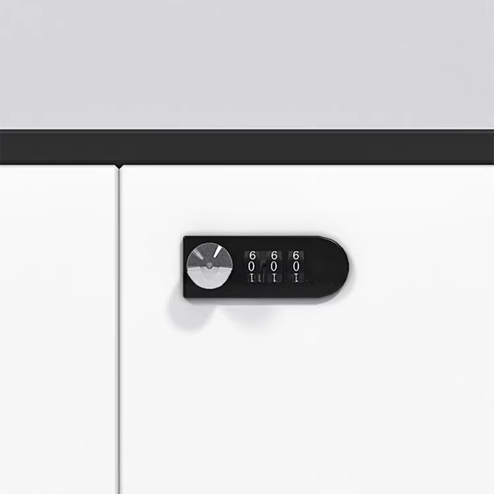 Wooden Office Low Cabinet - Simple Design