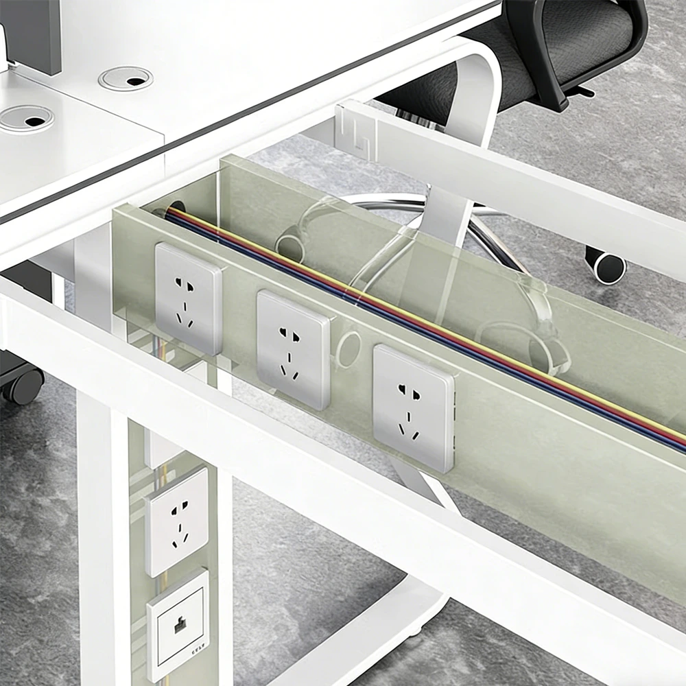 Modern Partition Workstation Desk - Maoters