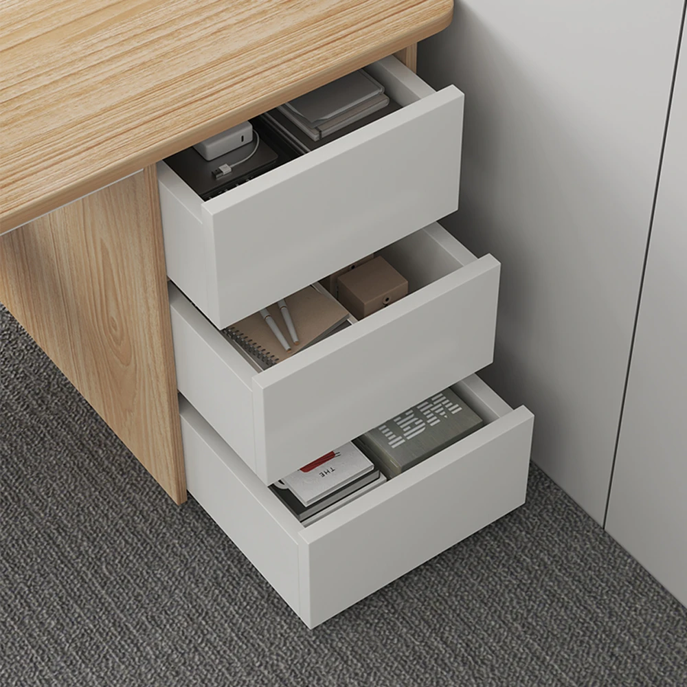 Simple Multiperson Desk and Chair Set - Maoters