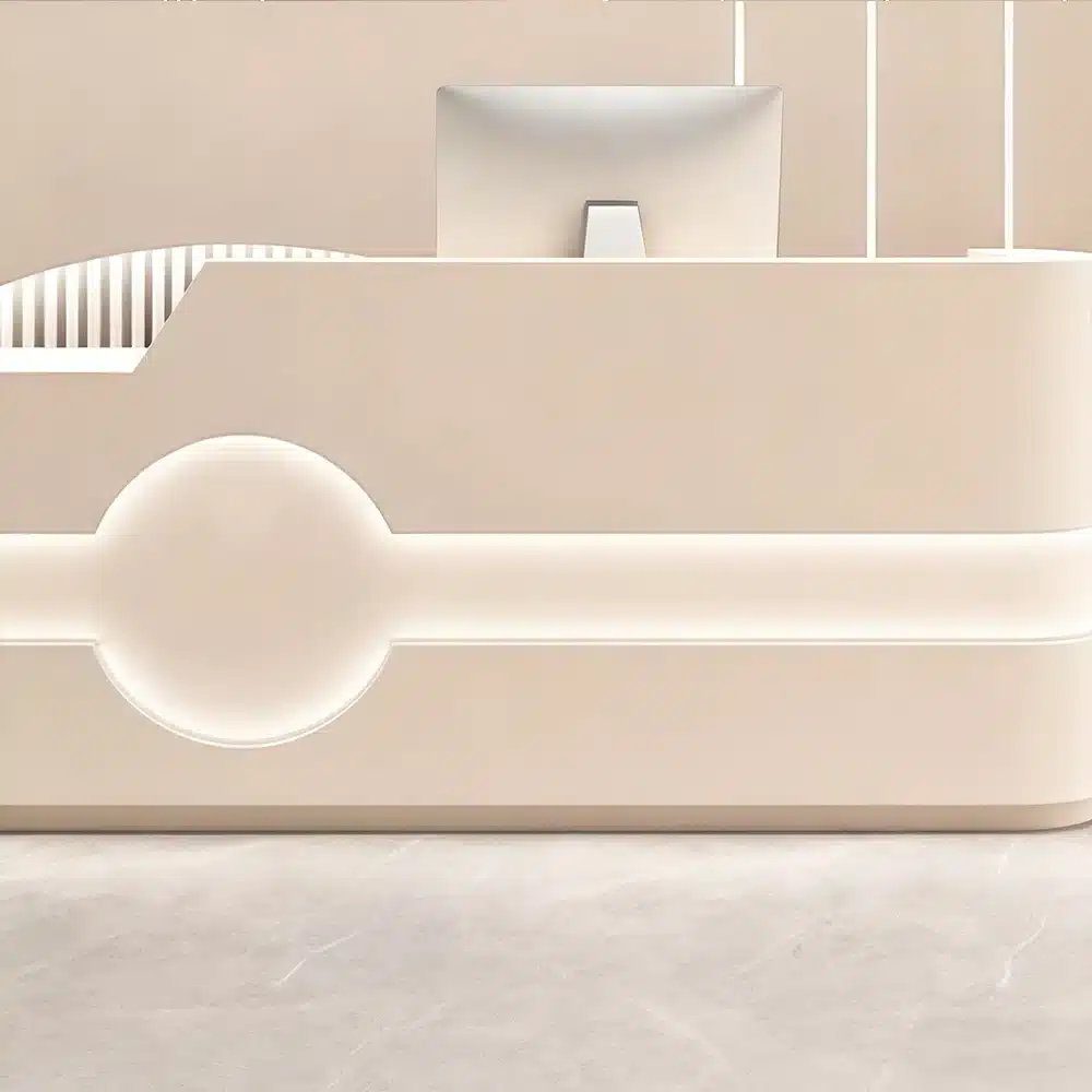 Simple Modern Creative Reception Desk