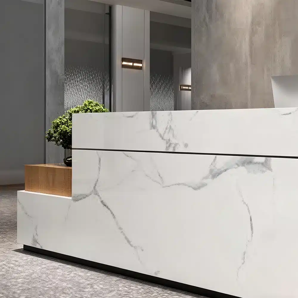 Simple Modern Company Hotel Reception Front Desk