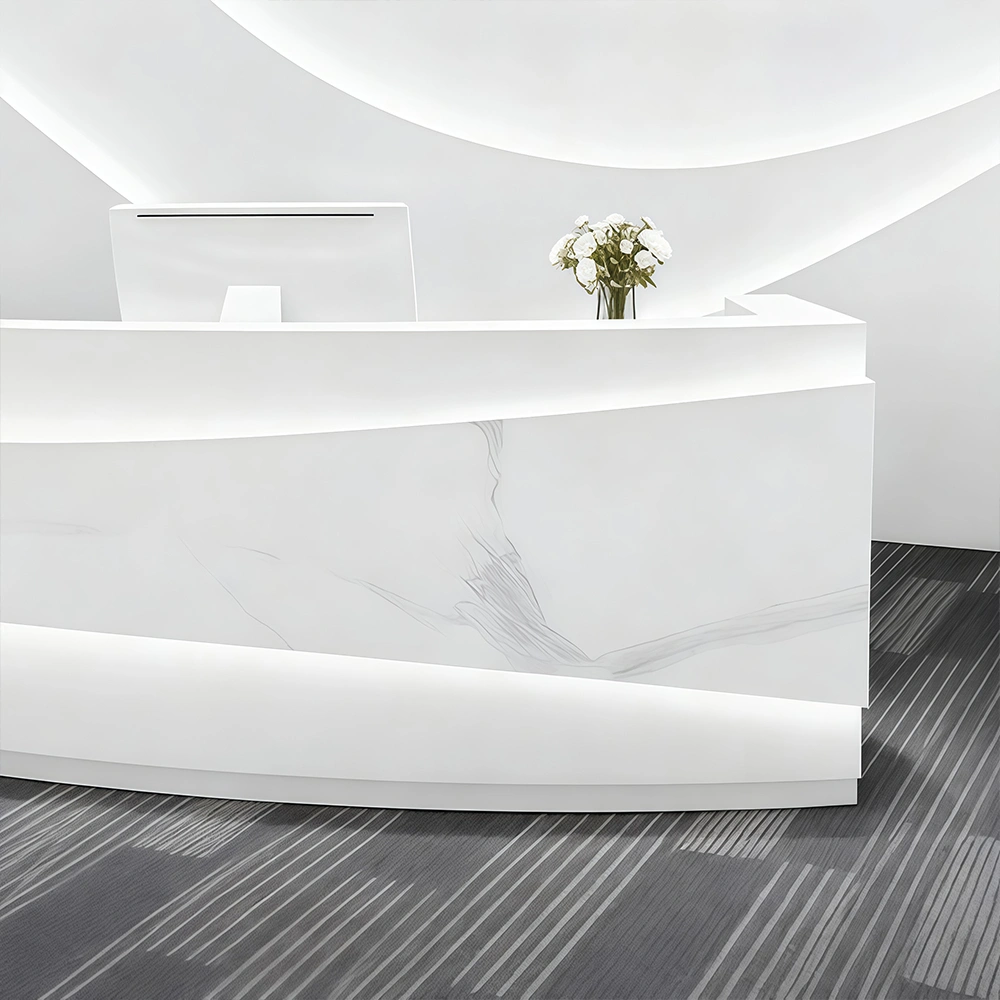 Modern Minimalist Stainless Steel Light Luxury Desk