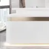 Simple Modern High-end Front Desk Reception Simple Modern High-end Front Desk Reception