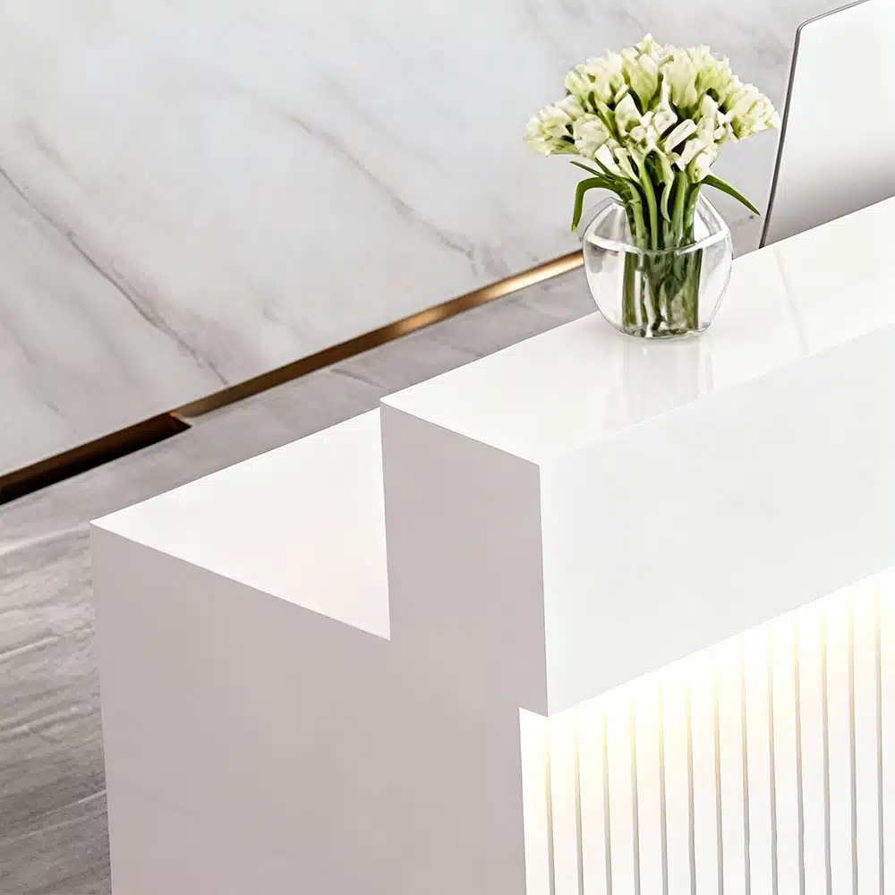 Modern Light Luxury Reception Desk - Maoters