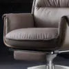 Reclinable Authentic Leather Office Chair - Executive