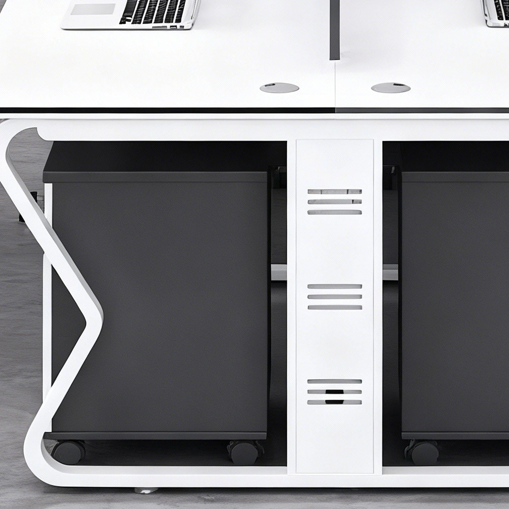 Modern Partition Workstation Desk - Maoters