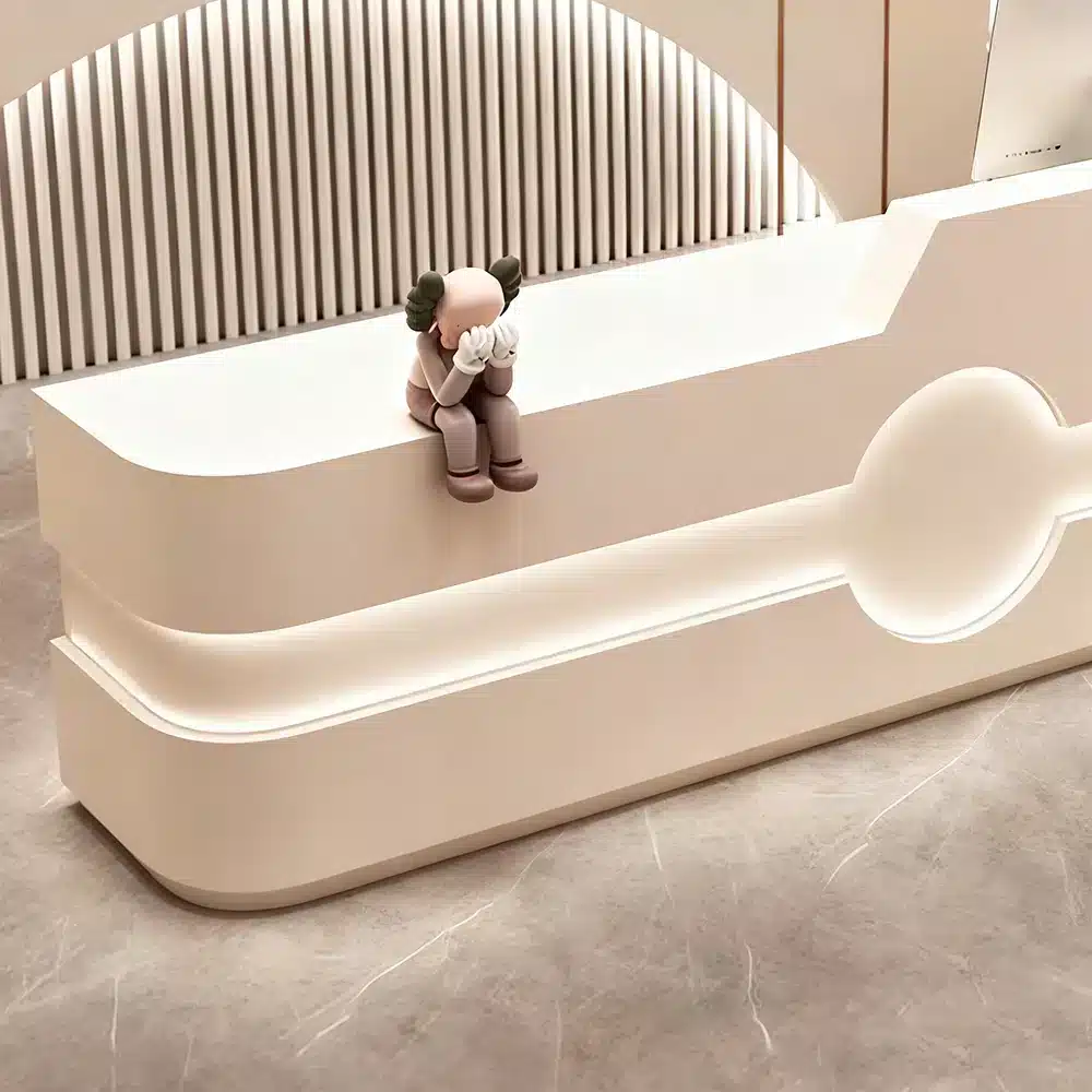 Simple Modern Creative Reception Desk